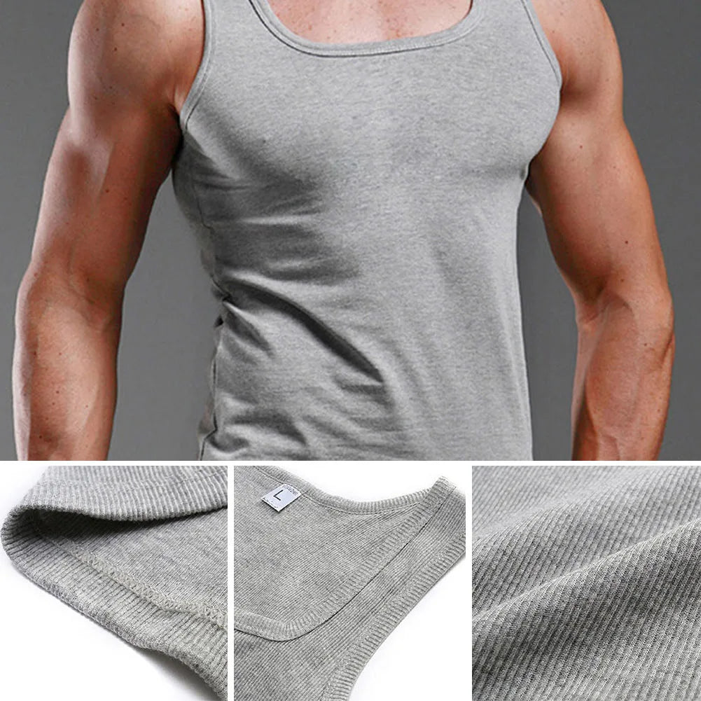 ComfortFlex Oversized Cotton Muscle Tank